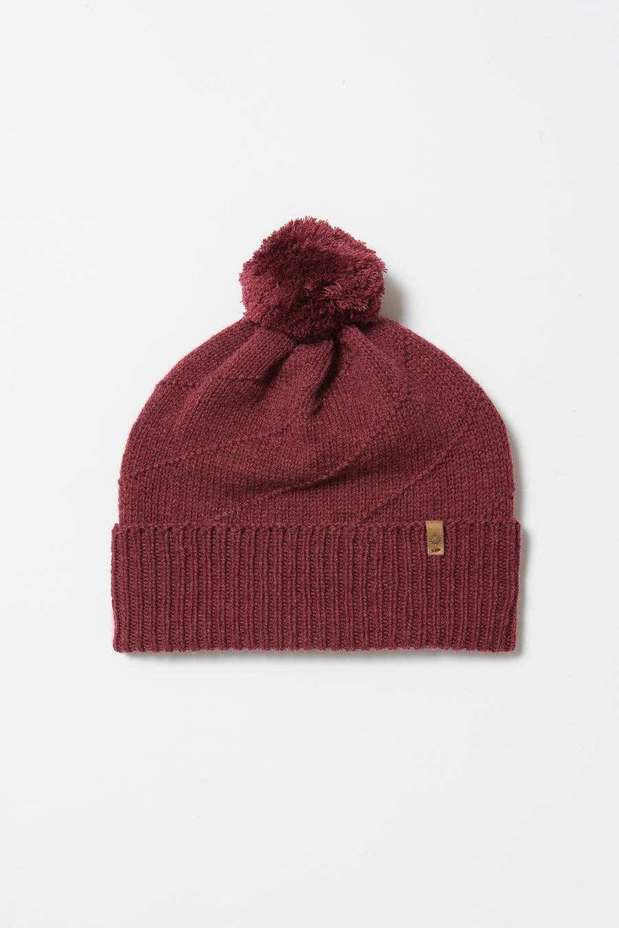 Merino Pom Pom Hat