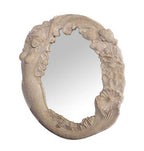 Mermaid Mirror with Roman Stone finish Mirror La Vie Bien Mermaid Mirror with Roman Stone finish