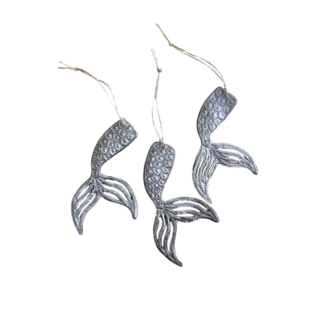 Mermaid Tail Ornament - Set of 3