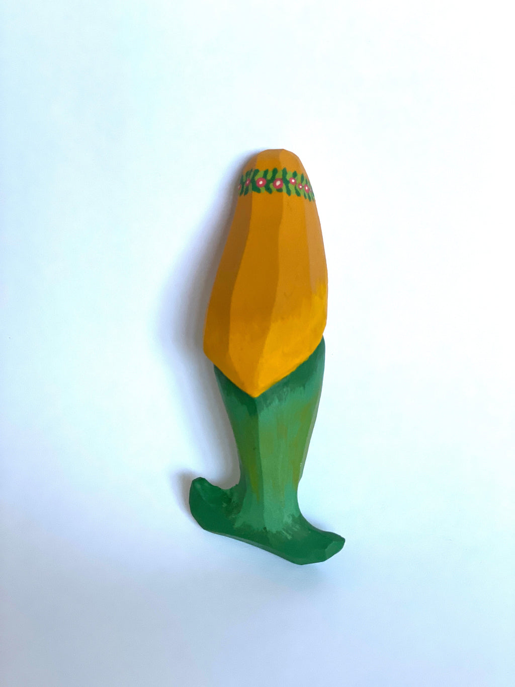 Hand-Carved Wooden Mermaid