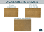 Merry and Bright Christmas Trees Doormat by Nickel Designs Custom Doormats