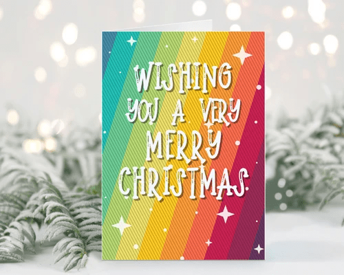 Merry Christmas Card by RainBee Designs LLC