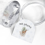 메리 크리스마스 Merry Christmas Korean woodland animals snow globe, Christmas mantel decor Home Decor La Vie Bien 메리 크리스마스 Merry Christmas Korean woodland animals snow globe, Christmas mantel decor