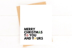 Merry Christmas to You and Yours Christmas Card by Five Dot Post