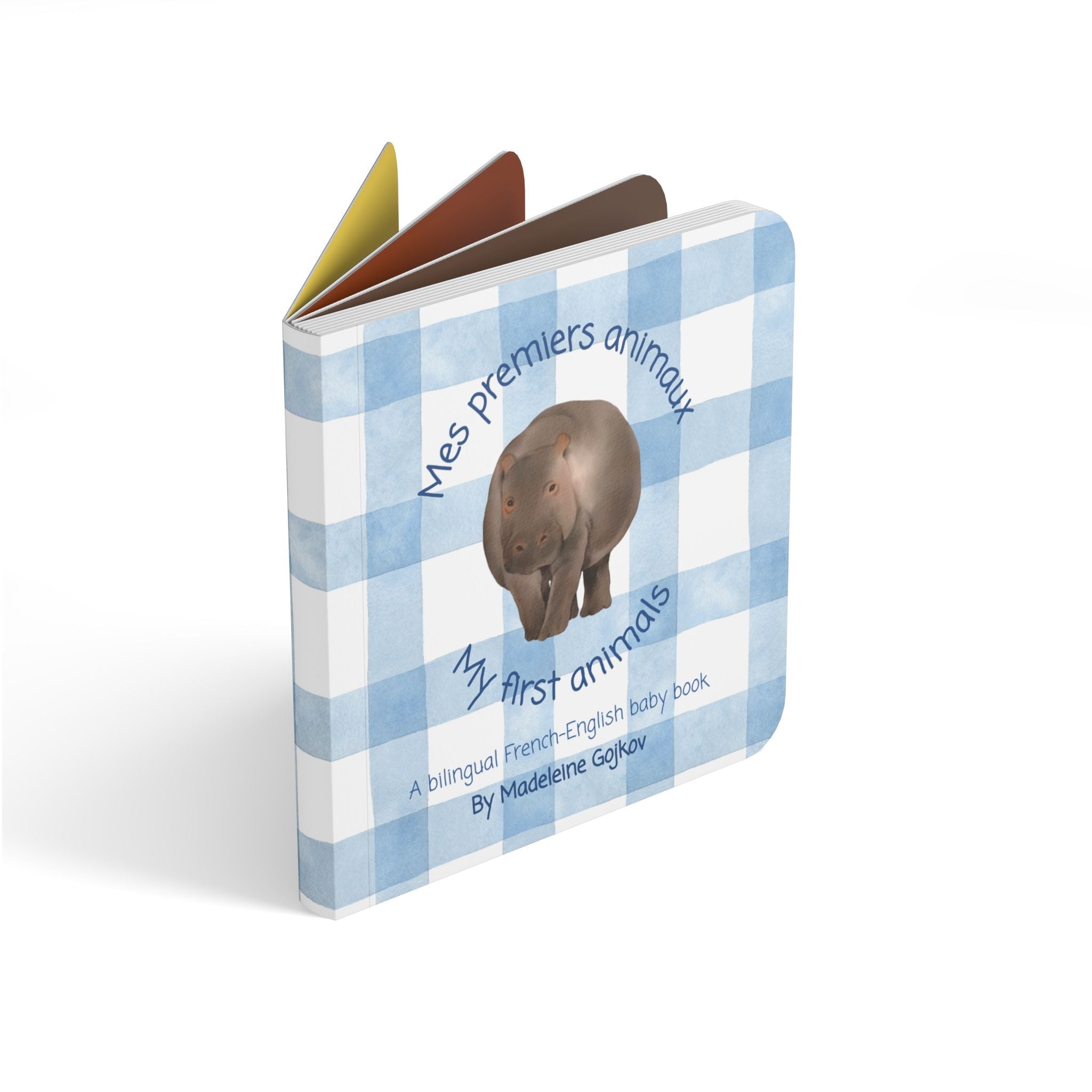 Mes premiers animaux (My First Animals) Bilingual French‑English Baby and toddler language learning Book by Madeleine Gojkov Paper products La Vie Bien Mes premiers animaux (My First Animals) Bilingual French‑English Baby and toddler language learning Book by Madeleine Gojkov