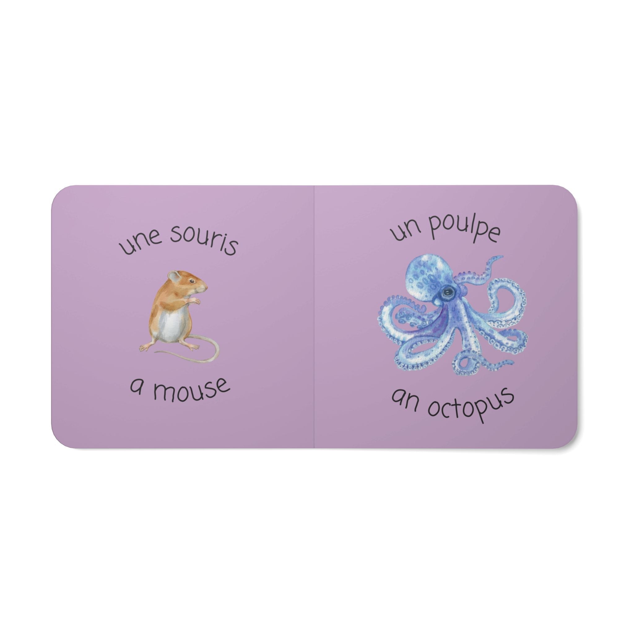 Mes premiers animaux (My First Animals) Bilingual French‑English Baby and toddler language learning Book by Madeleine Gojkov Paper products La Vie Bien Mes premiers animaux (My First Animals) Bilingual French‑English Baby and toddler language learning Book by Madeleine Gojkov
