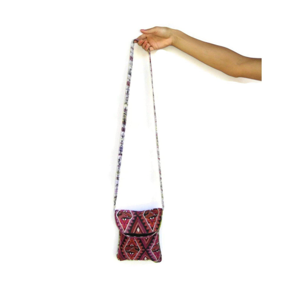Messenger Up - cycled Huipil Crossbody One - of - a - Kind Bag - Guatemala Bags La Vie Bien Messenger Up - cycled Huipil Crossbody One - of - a - Kind Bag - Guatemala