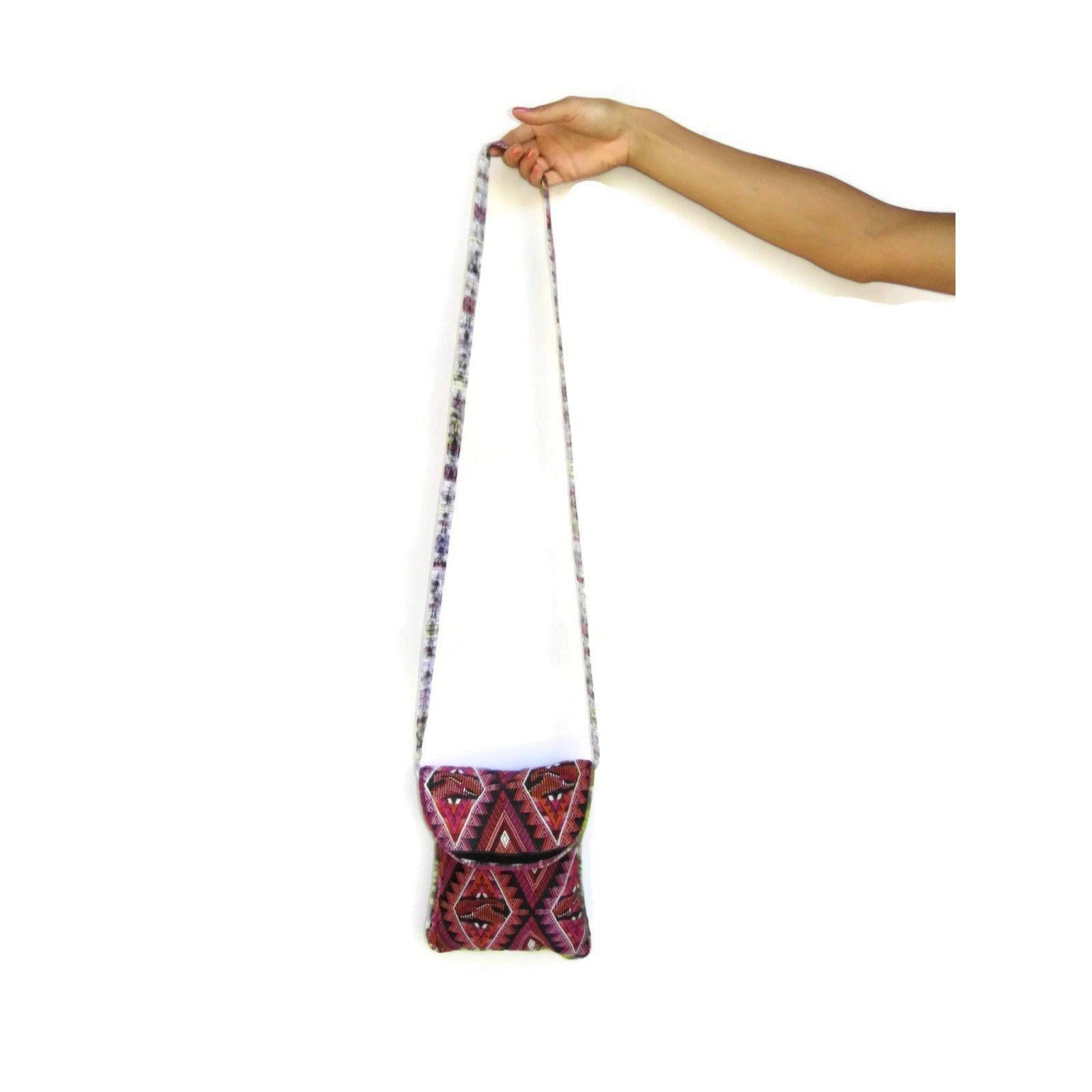 Messenger Up - cycled Huipil Crossbody One - of - a - Kind Bag - Guatemala Bags La Vie Bien Messenger Up - cycled Huipil Crossbody One - of - a - Kind Bag - Guatemala