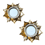 Metal Lotus Diya/T- Light. Holders with Ganesha Set of 2 - Beautiful Return Gifts for Any Occasion - Diwali Gifts La Vie Bien Metal Lotus Diya/T- Light. Holders with Ganesha Set of 2 - Beautiful Return Gifts for Any Occasion - Diwali Gifts