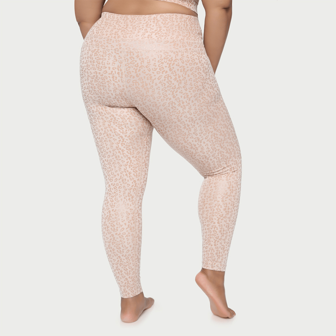 Metallic Cheetah Active Legging Clothing La Vie Bien Metallic Cheetah Active Legging