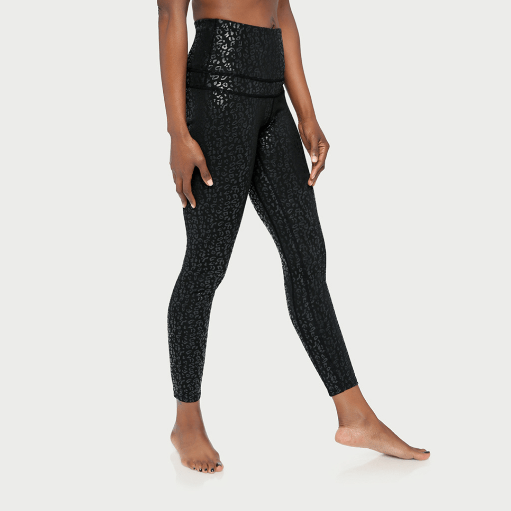 Metallic Cheetah Active Legging Clothing La Vie Bien Metallic Cheetah Active Legging