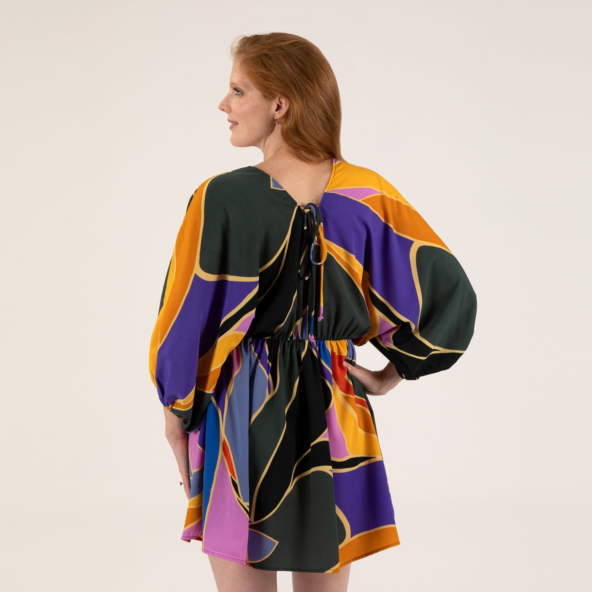 Metamorphosis Kimono Mini Dress Dresses & Skirts La Vie Bien Metamorphosis Kimono Mini Dress