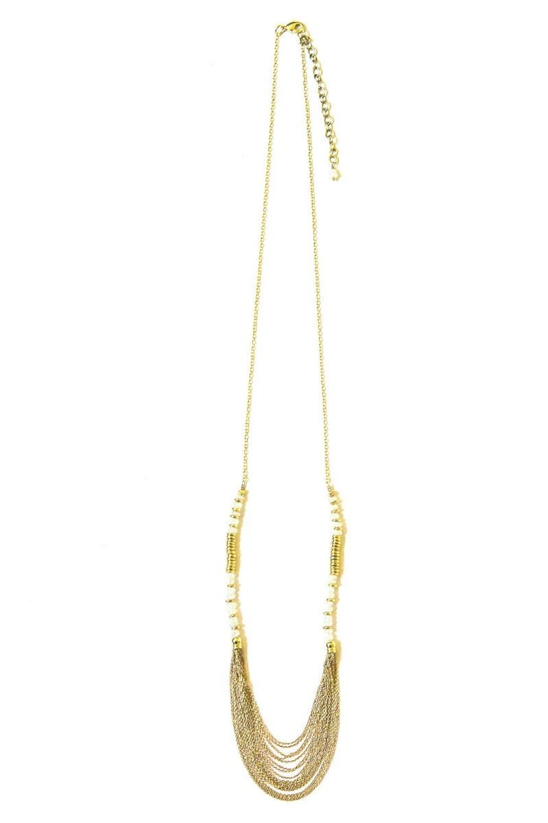 Meteor Shower Moonstone Necklace