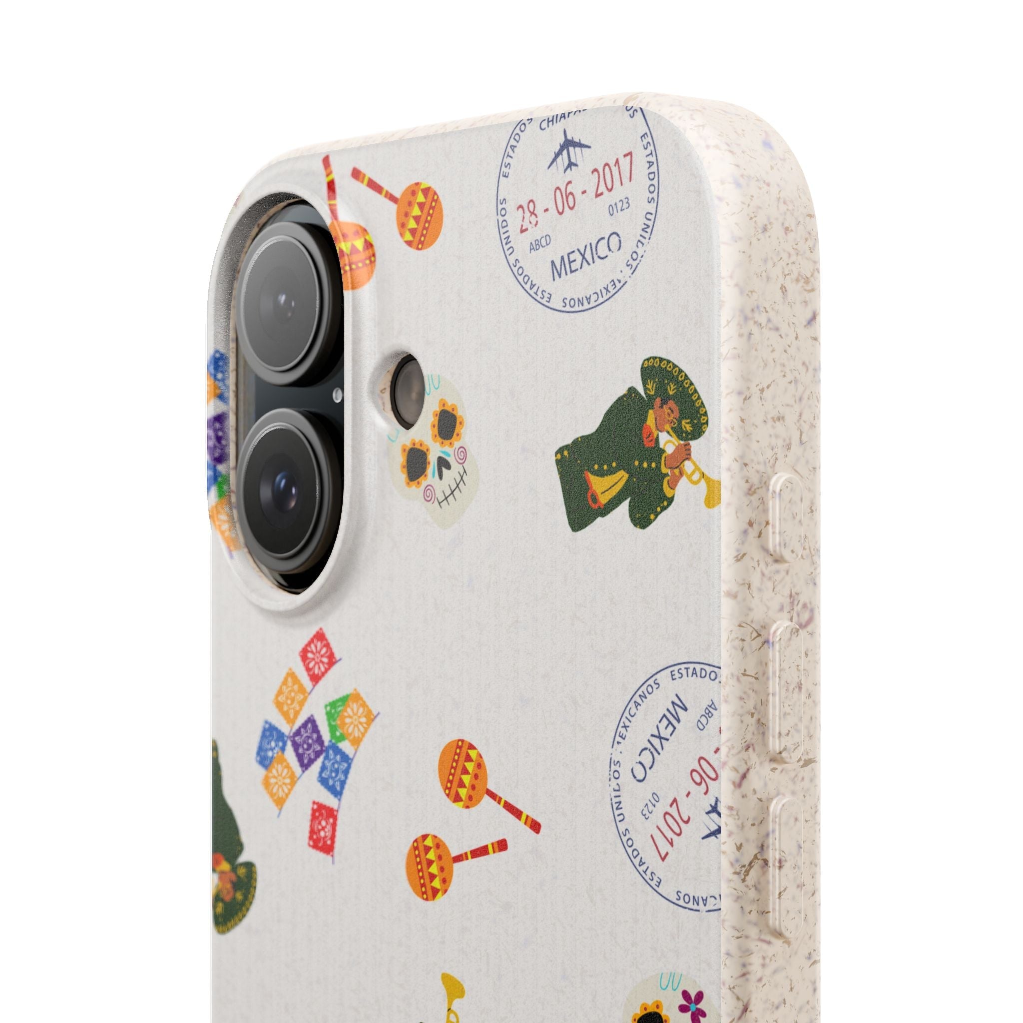 Mexican fiesta Biodegradable Phone Case — Colorful Fiesta Icons Eco iPhone Cover Phone Case La Vie Bien Mexican fiesta Biodegradable Phone Case — Colorful Fiesta Icons Eco iPhone Cover