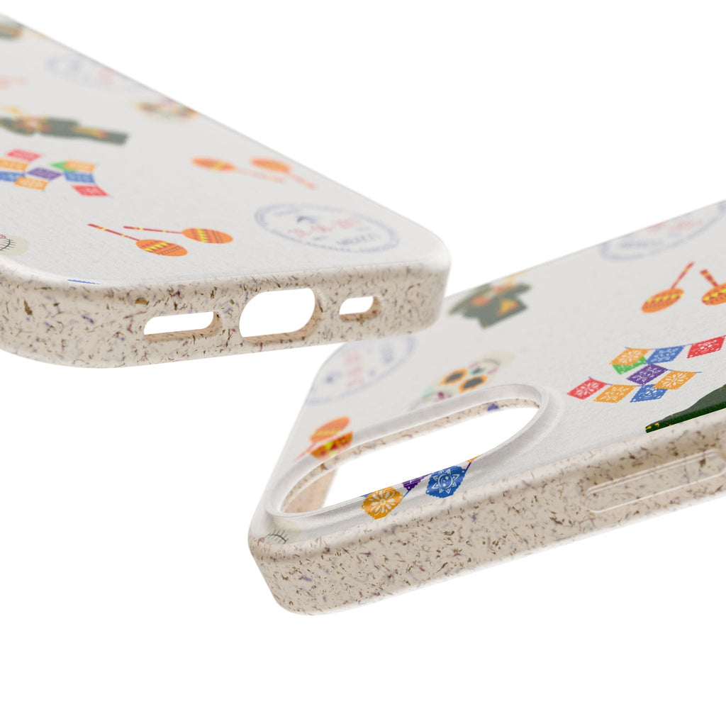Mexican fiesta Biodegradable Phone Case — Colorful Fiesta Icons Eco iPhone Cover Phone Case La Vie Bien Mexican fiesta Biodegradable Phone Case — Colorful Fiesta Icons Eco iPhone Cover