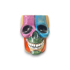 Mexican Handcrafted Skull Planter | Unique Small Flower Pot for Home Decor