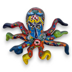 Mexican Handmade Octopus Wall Art | Hand Painted Talavera (Large) Talavera Wall Art La Vie Bien Mexican Handmade Octopus Wall Art | Hand Painted Talavera (Large)