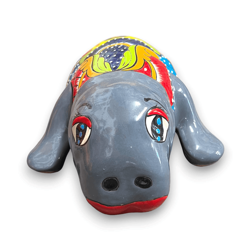 Mexican Handmade Seal Planter | Colorful Talavera Seal (Medium Size) Talavera Planter La Vie Bien Mexican Handmade Seal Planter | Colorful Talavera Seal (Medium Size)