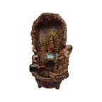 Handcrafted Mexican Outdoor Fountain | Painted Traditional Water Feature