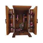 Mexican Revolver Decanter Set With 6 Shot Glasses | Wooden Box Mexican Decanter La Vie Bien Mexican Revolver Decanter Set With 6 Shot Glasses | Wooden Box