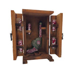 Mexican Revolver Decanter Set With 6 Shot Glasses | Wooden Box Mexican Decanter La Vie Bien Mexican Revolver Decanter Set With 6 Shot Glasses | Wooden Box