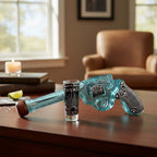 Mexican Revolver Tequila Decanter Set | Glass Gun with Shot Glasses Mexican Decanter La Vie Bien Mexican Revolver Tequila Decanter Set | Glass Gun with Shot Glasses