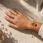 Erika Single Amber Pull String Bracelet  - Mexico