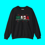 Mexicans Ain't Going Anywhere V1 Fleece - Lined Crewneck Sweater | Latino Pride Funny Viral Tees | 3 Colors Sweatshirt La Vie Bien Mexicans Ain't Going Anywhere V1 Fleece - Lined Crewneck Sweater | Latino Pride Funny Viral Tees | 3 Colors