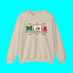 Mexicans Ain't Going Anywhere V1 Fleece - Lined Crewneck Sweater | Latino Pride Funny Viral Tees | 3 Colors Sweatshirt La Vie Bien Mexicans Ain't Going Anywhere V1 Fleece - Lined Crewneck Sweater | Latino Pride Funny Viral Tees | 3 Colors