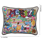 Mexico Hand - Embroidered Pillow Pillows La Vie Bien Mexico Hand - Embroidered Pillow