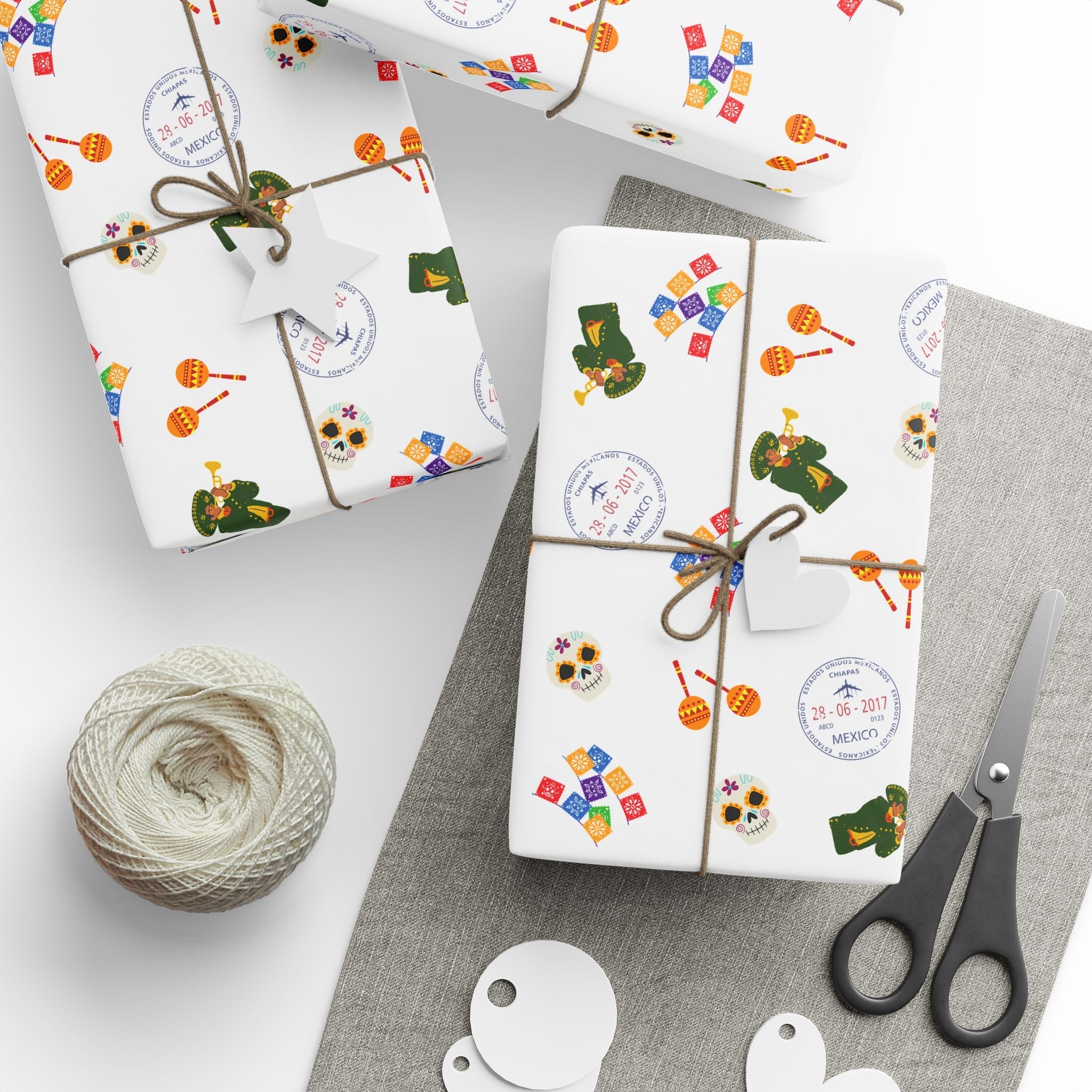 Mexico themed Wrapping Paper Home Decor La Vie Bien Mexico themed Wrapping Paper