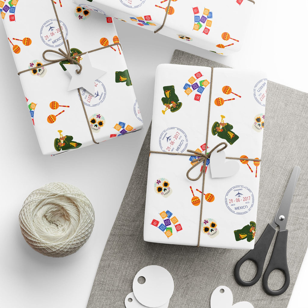 Mexico themed Wrapping Paper Home Decor La Vie Bien Mexico themed Wrapping Paper