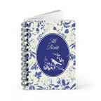 Mi Boda Floral Journal — Blue Wedding Guest & Planning Spiral-Bound Notebook Paper products La Vie Bien Mi Boda Floral Journal — Blue Wedding Guest & Planning Spiral-Bound Notebook