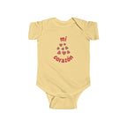 Mi corazón Infant Spanish Bodysuit, Cute Baby Romper by Printify