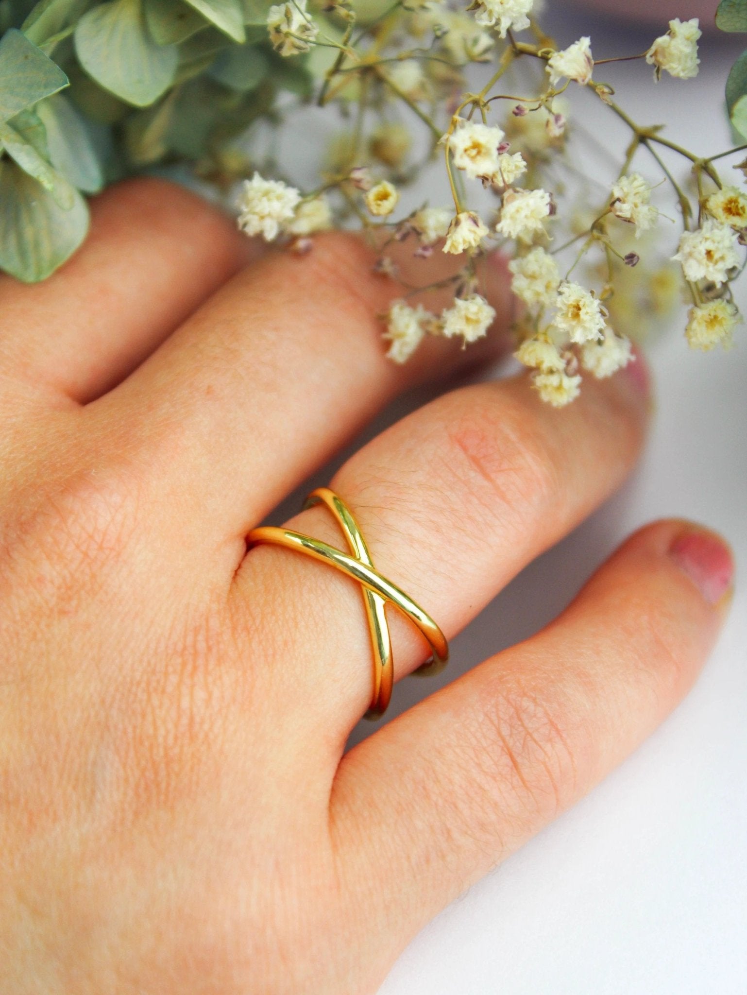 Mia Leaf Ring by Ash & Rose