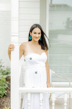 Michelle Statement Earrings - Mystic Lagoon