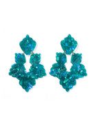 Michelle Statement Earrings - Mystic Lagoon
