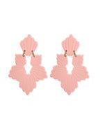 Michelle Statement Earrings - Vintage Rose