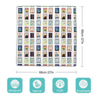 Michigan Cities Postage Stamps scarf Scarf La Vie Bien Michigan Cities Postage Stamps scarf