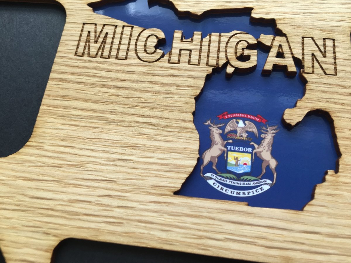 Michigan Picture Frame - State Photo Frame
