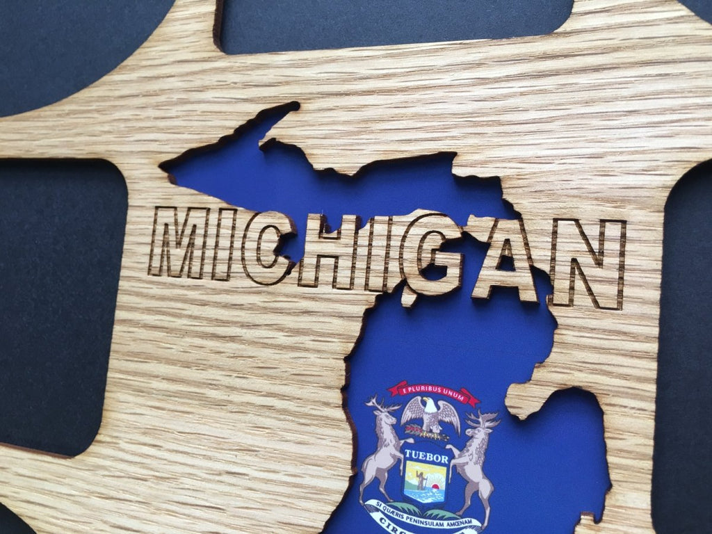 Michigan Picture Frame - State Photo Frame