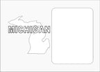 Michigan Picture Frame - State Photo Frame