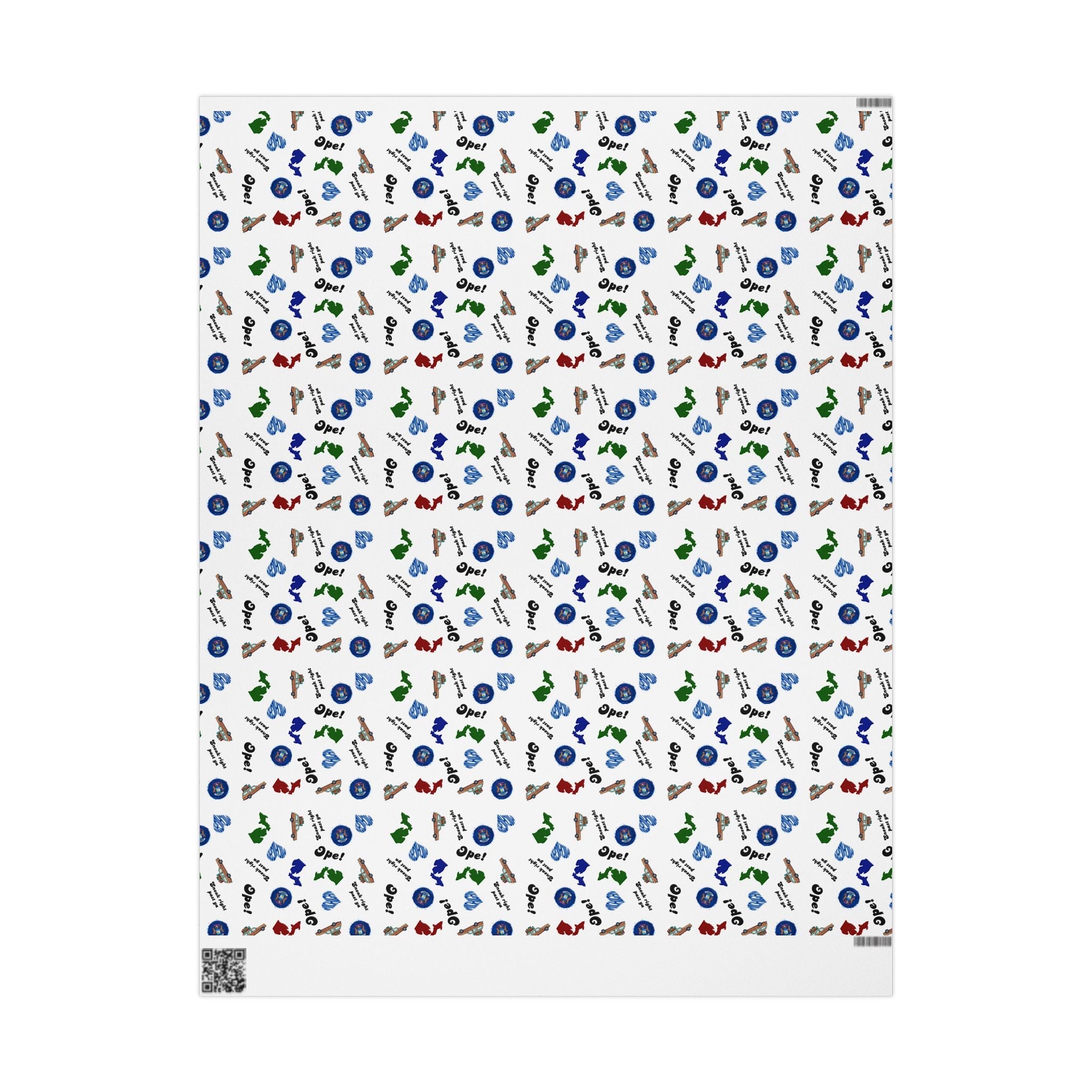 Michigan Themed Wrapping Paper Home Decor La Vie Bien Michigan Themed Wrapping Paper