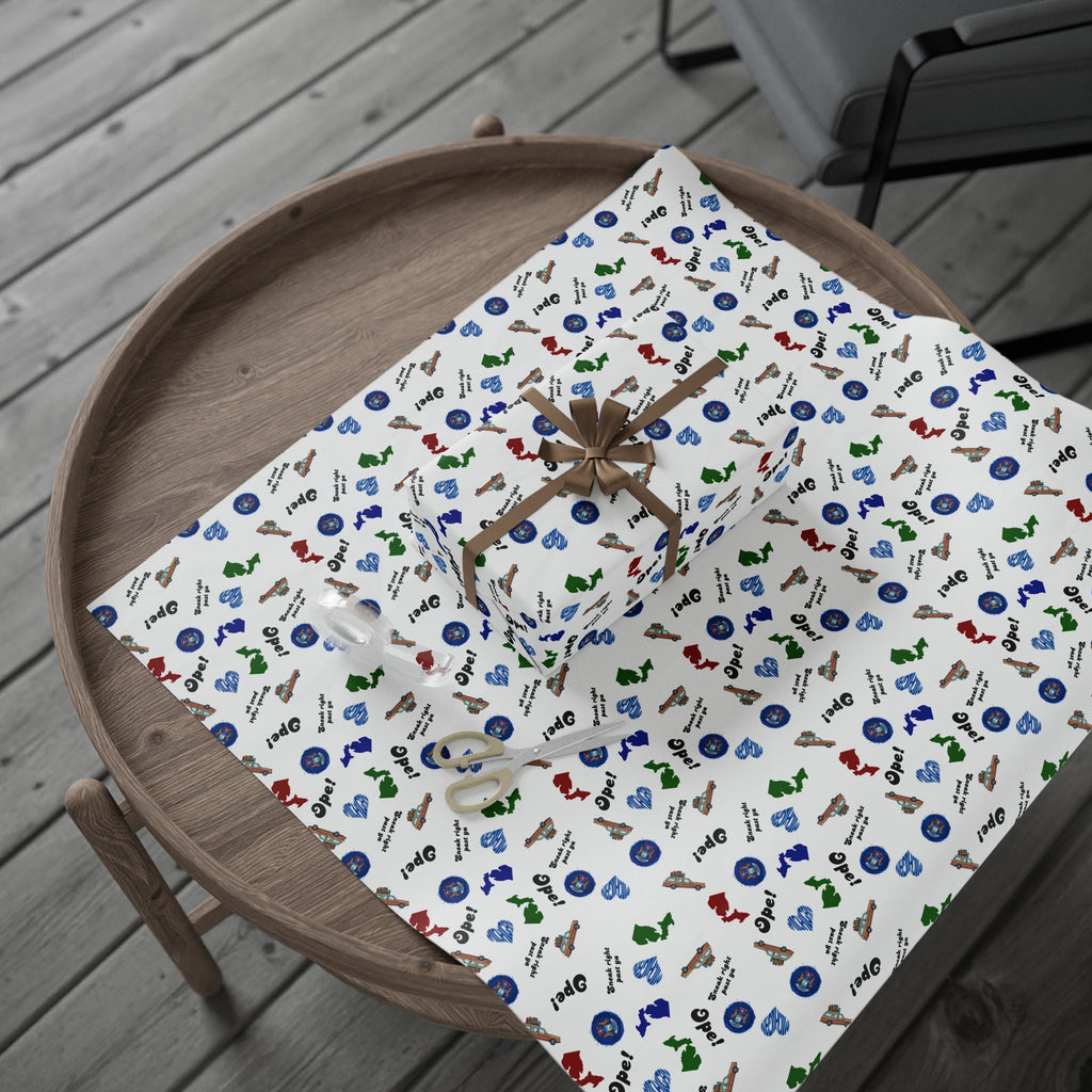 Michigan Themed Wrapping Paper Home Decor La Vie Bien Michigan Themed Wrapping Paper