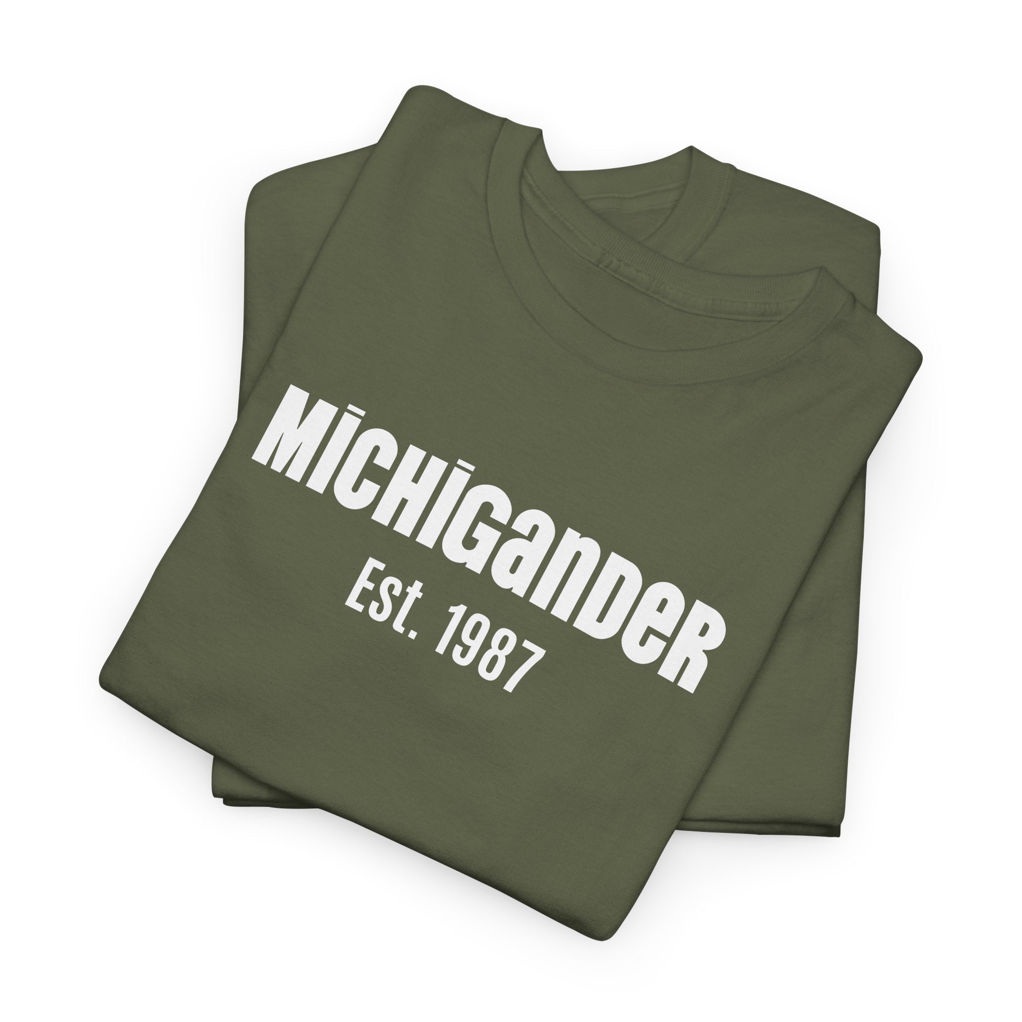 Michigander Established Year T‑Shirt — Customizable Michigan Pride Tee by Printify