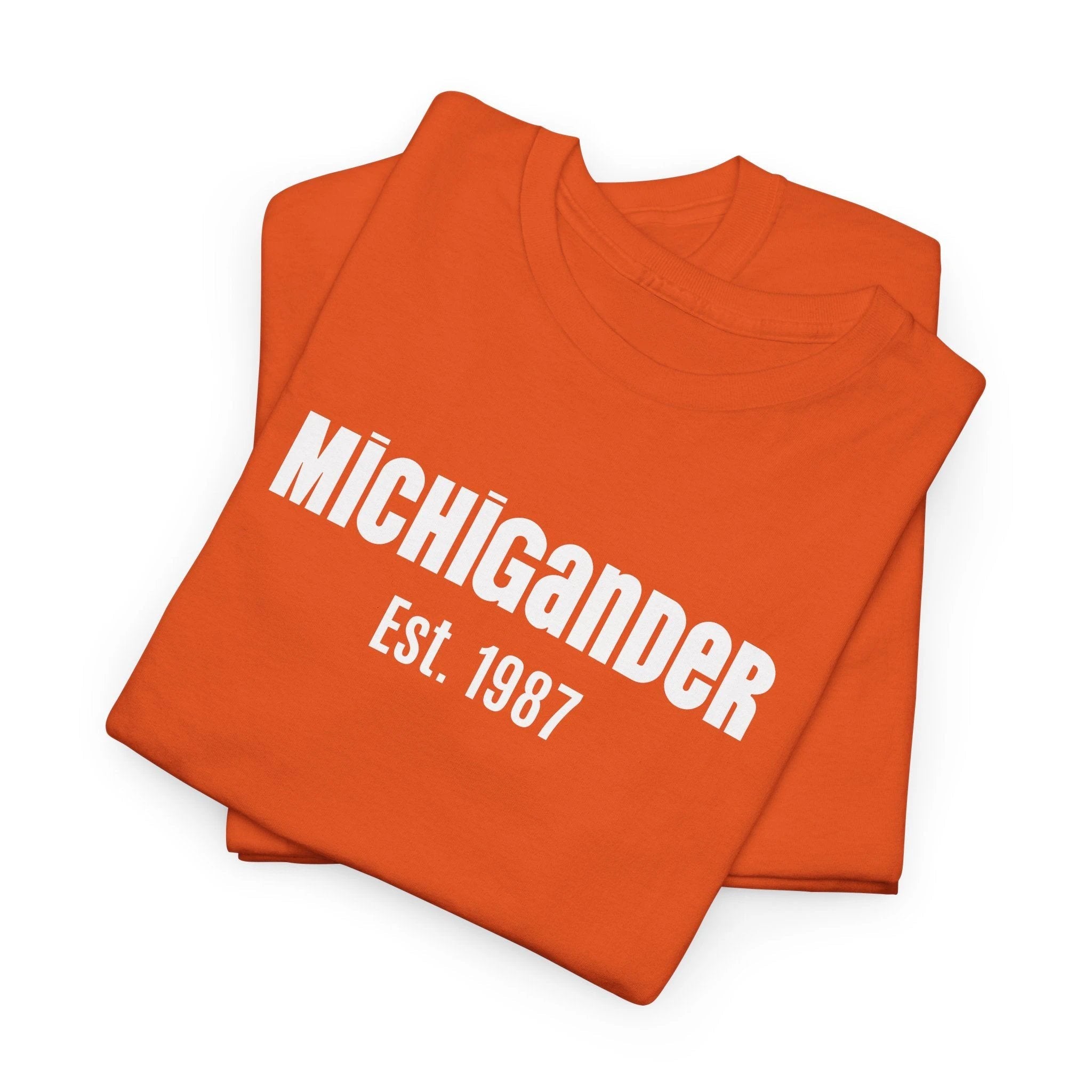 Michigander Established Year T‑Shirt — Customizable Michigan Pride Tee by Printify