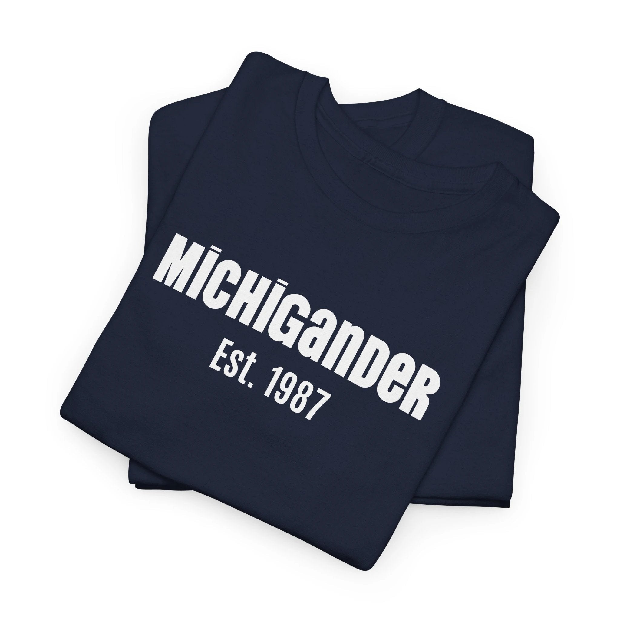Michigander Established Year T‑Shirt — Customizable Michigan Pride Tee by Printify
