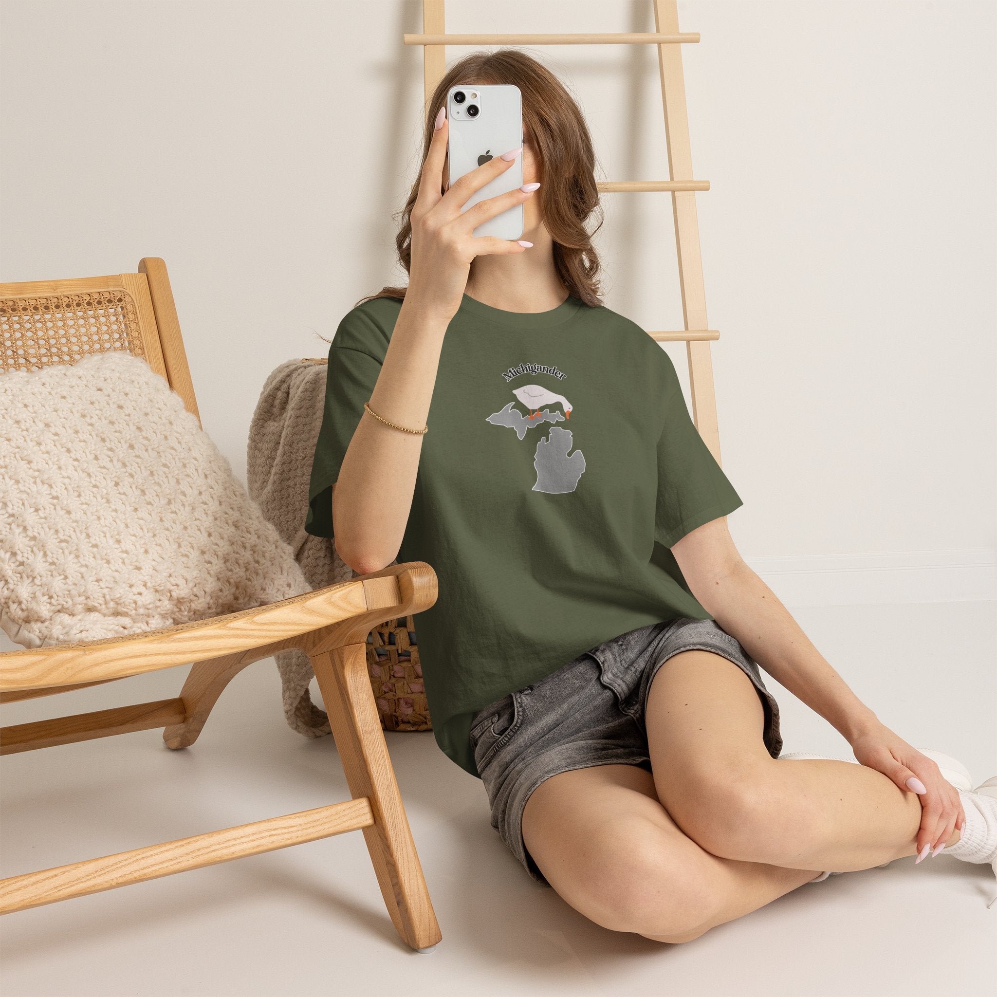 Michigander Goose Tee Shirt T-Shirt La Vie Bien Michigander Goose Tee Shirt