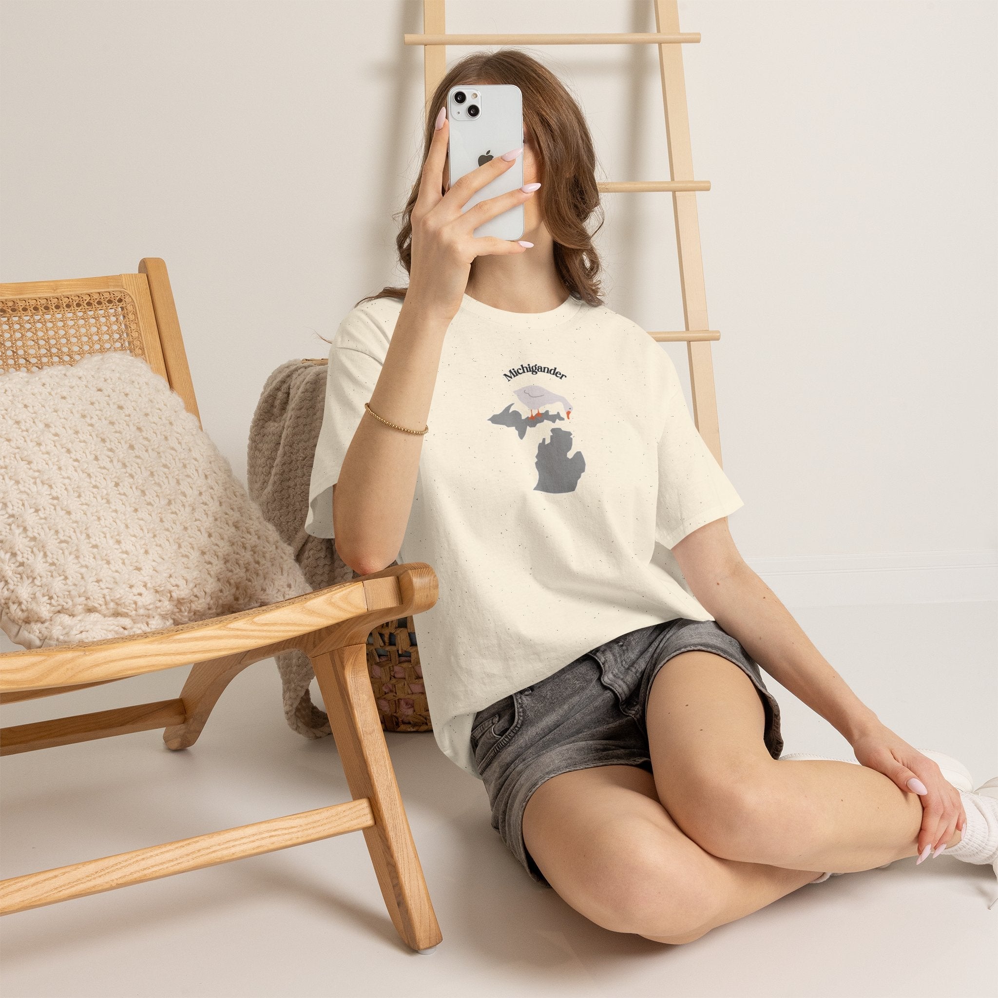 Michigander Goose Tee Shirt T-Shirt La Vie Bien Michigander Goose Tee Shirt