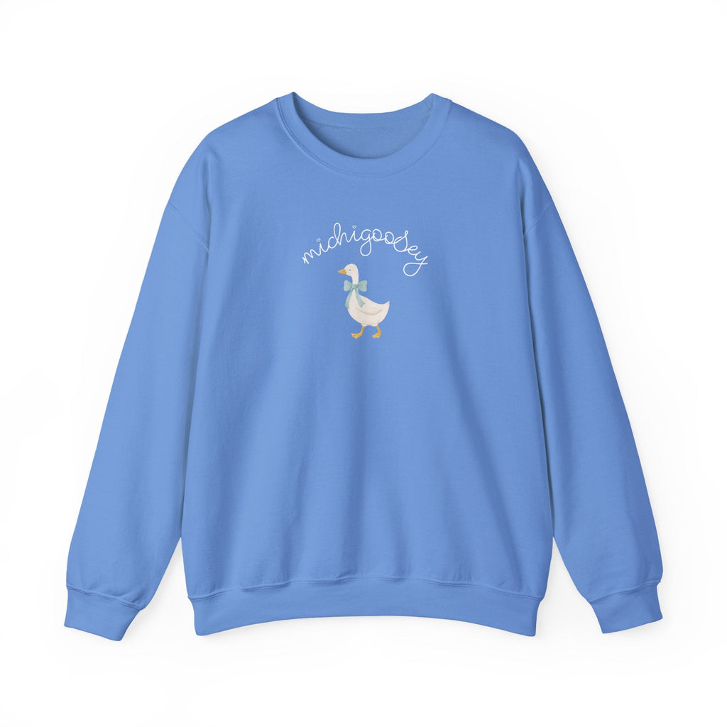 Michigoosey Goose Sweatshirt, Silly Goose Crewneck, Gander sweater, Michigan Wildlife Shirt, Novelty Animal Sweater Sweatshirt La Vie Bien Michigoosey Goose Sweatshirt, Silly Goose Crewneck, Gander sweater, Michigan Wildlife Shirt, Novelty Animal Sweater